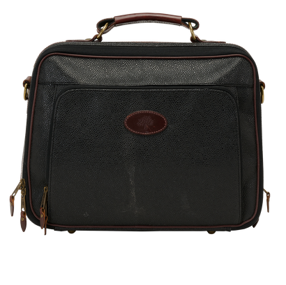 Vintage Briefcase, &pound;150, Handbags, Black, Canvas, Front view